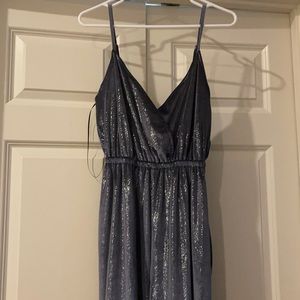 Show me your MuMu silver Jumpsuit